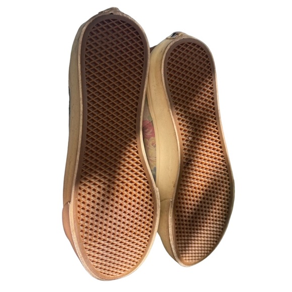 Vans sk8-hi sneaker flower print size W 8.5 M 7 - Picture 4 of 5